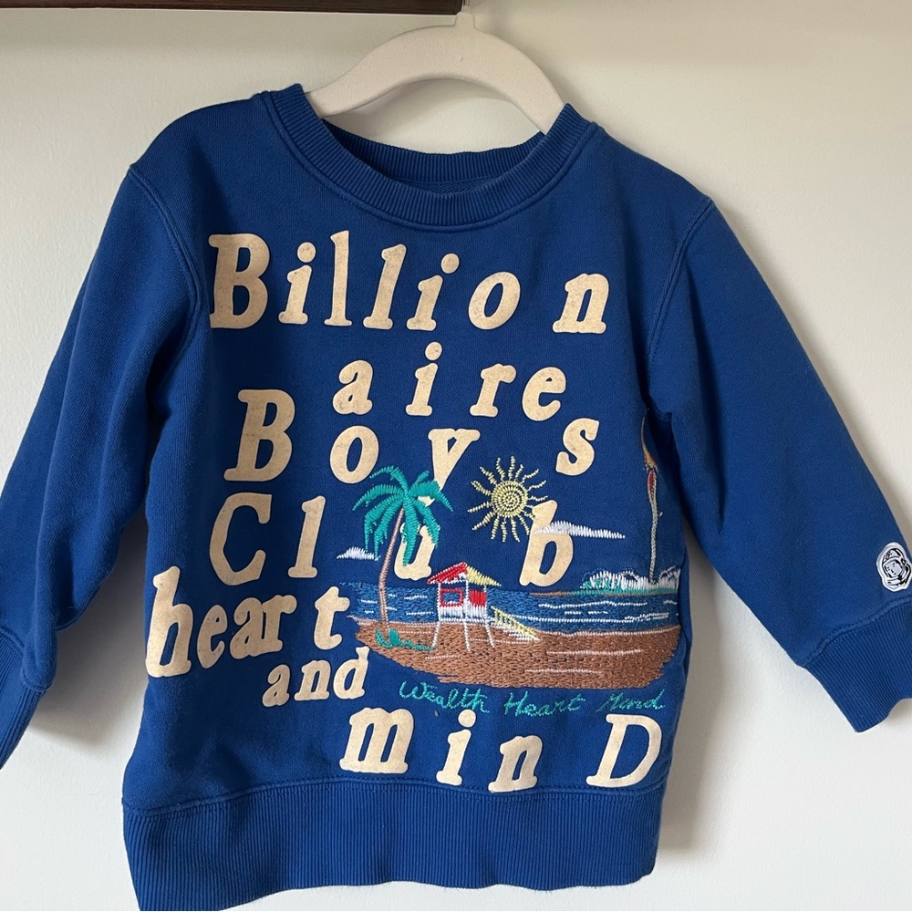 Billionaire Boys Club Royal Blue Graphic Sweatshirt